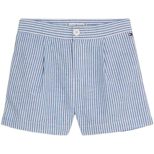 Vêtements Fille Shorts / Bermudas Tommy capuche Hilfiger  Bleu