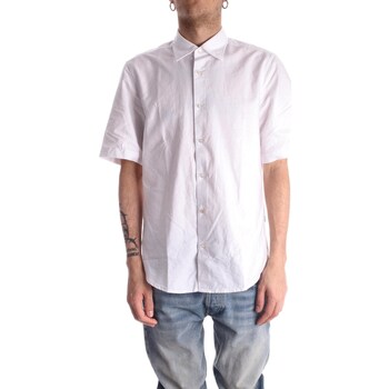 Vêtements Homme Chemises manches courtes BOSS 50489351 Blanc