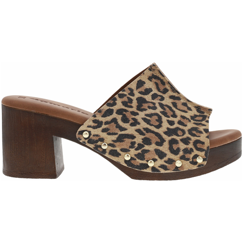 Tamaris Mules cuir nubuck talon bloc Autres - Chaussures Sandale Femme  69,95 €