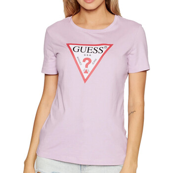 Vêtements Femme T-shirts manches courtes Guess W1YI1B-I3Z11 Violet