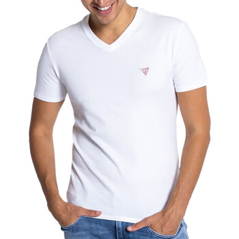 Vêtements Homme T-shirts manches courtes Guess M1RI32-J1311 Blanc