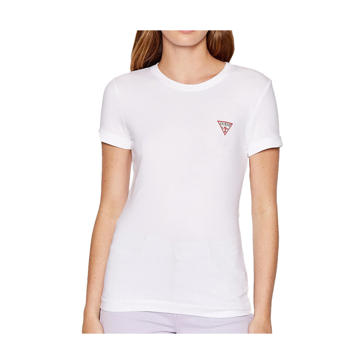 Vêtements Femme T-shirts & Polos Guess G-W2YI44J1311 Blanc