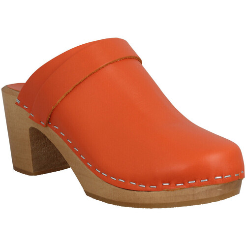 Chaussures Femme Mules Hoof Mocassins & Chaussures bateau Orange