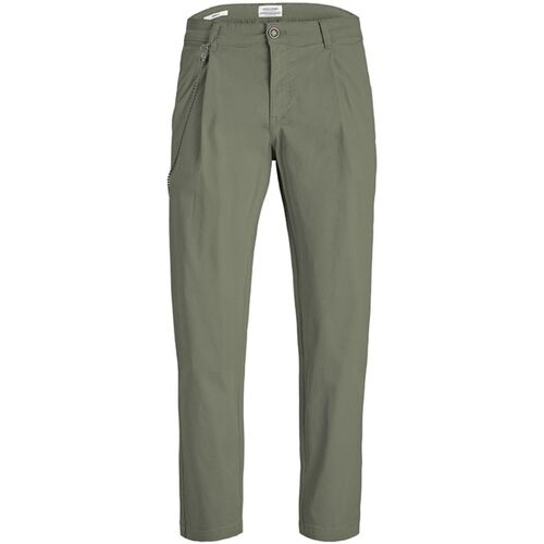 Vêtements Homme Pantalons Jack & Jones 12229582 BILL FREFFIE-DEEP LICHEN GREEN Vert