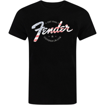 Vêtements Homme T-shirts manches longues Fender TV515 Noir