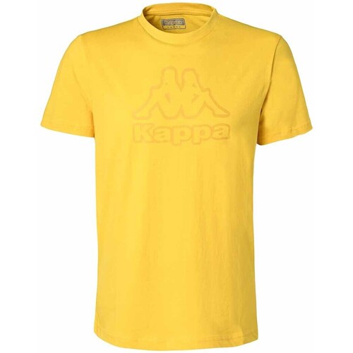 Vêtements Homme T-shirts manches courtes Kappa T-shirt Cremy Jaune