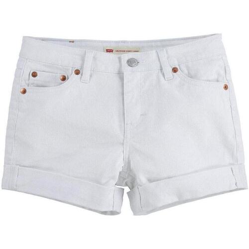 Vêtements Fille Look Shorts / Bermudas Levi's  Blanc