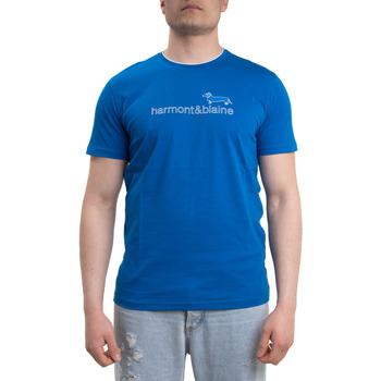 Vêtements Homme T-shirts & Polos Harmont & Blaine IRJ197021055 Bleu