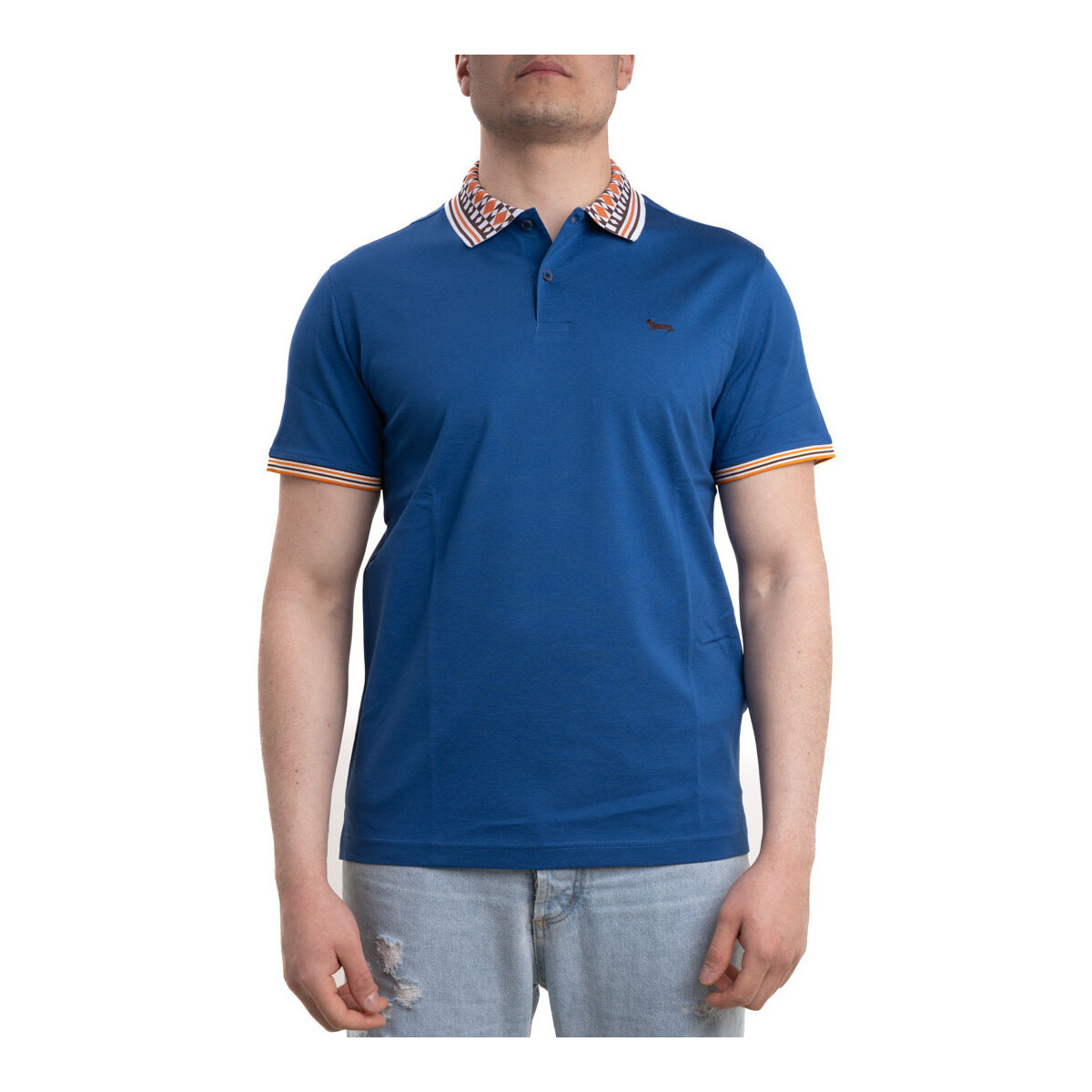 Vêtements Homme T-shirts & Polos Harmont & Blaine LRJ328021215 Bleu