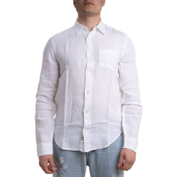 Vêtements Homme Chemises manches longues Blauer 23SBLUS01343 Blanc