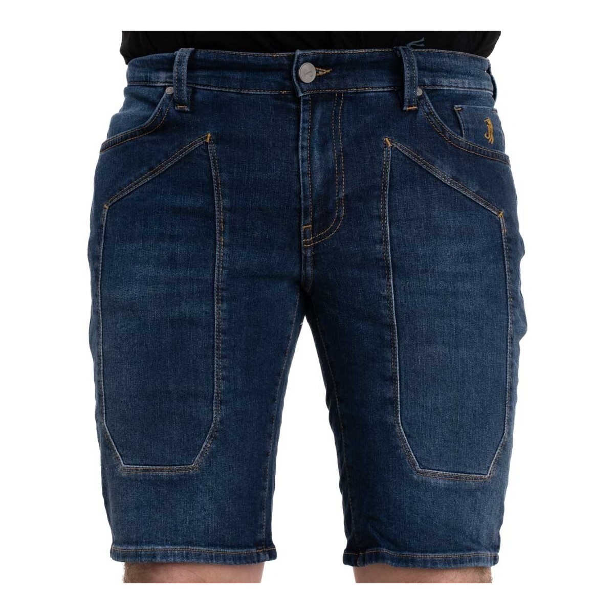 Vêtements Homme DEO Skinny-fit jeans in zwart UBE001KI001D1006 Bleu