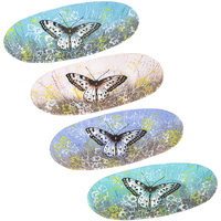 LA MODE RESPONSABLE Vides poches Signes Grimalt Assiette De Papillon Ovale 4U Multicolore