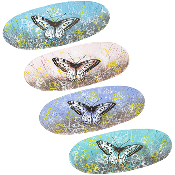 Maison & Déco Vides poches Signes Grimalt Assiette De Papillon Ovale 4U Multicolore