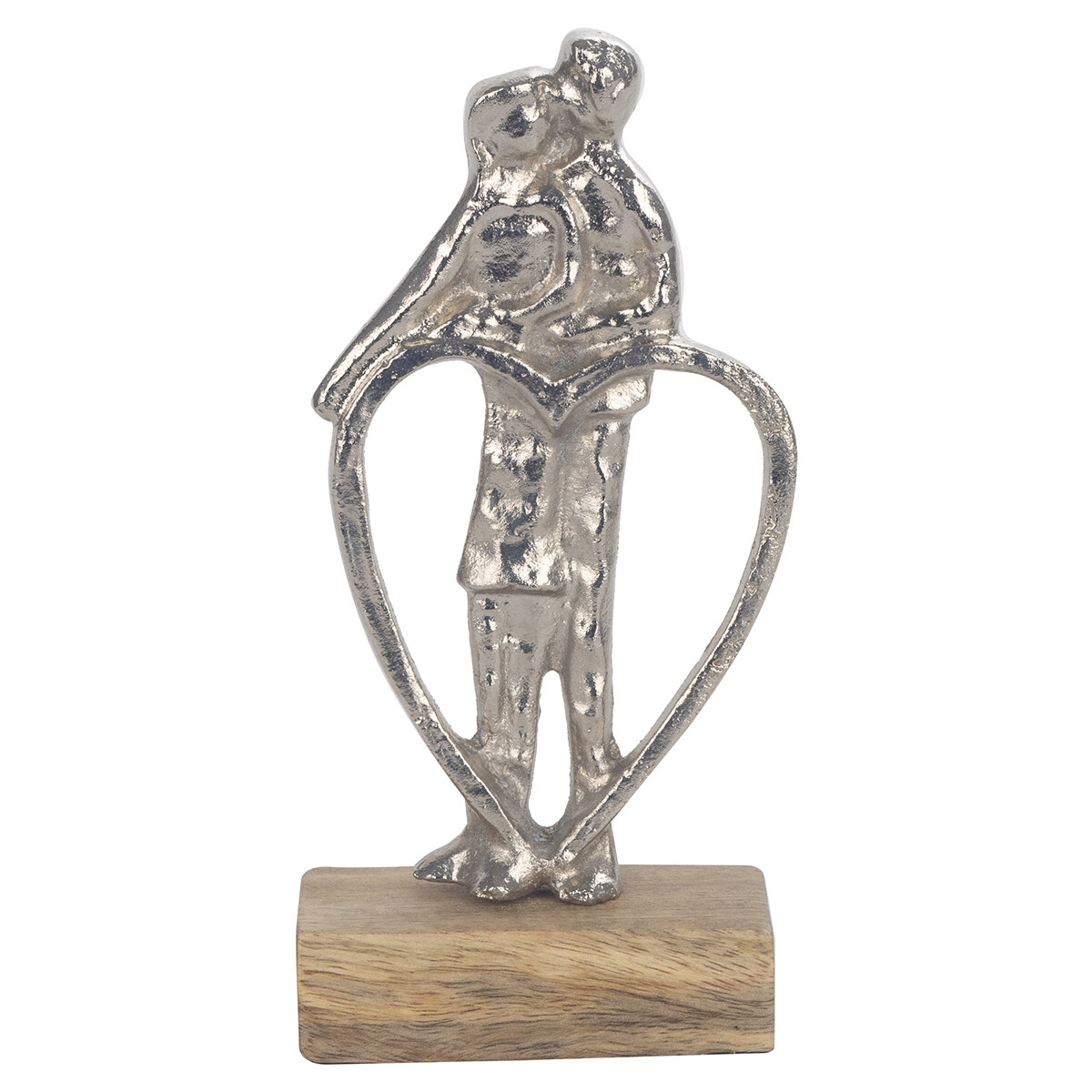 Maison & Déco Statuettes et figurines Signes Grimalt Figure Couple Heart Argenté
