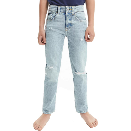 Vêtements Enfant Jeans Шорты джинсовые calvin klein оригиналns IB0IB01265-1AA Bleu