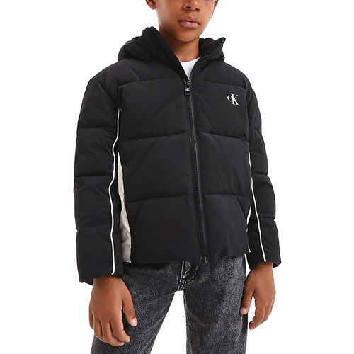 Vêtements Enfant Doudounes Calvin Klein JEANS Sleeveless IB0IB01350-BEH Noir