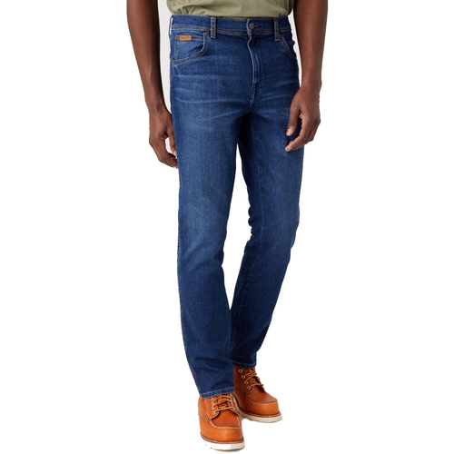 Vêtements Homme Shirt Jeans Wrangler W12SU825I Bleu