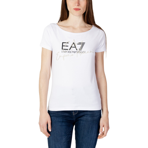 Vêtements Femme T-shirts manches courtes Emporio Armani EA7 3RTT30 TJDLZ Blanc