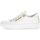 Chaussures Femme Baskets mode Gabor Sneakers connaisse en cuir à talon plat Blanc
