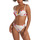 Vêtements Femme Maillots de bain séparables Lisca Bas maillot slip de bain échancré taille haute Tunis Blanc