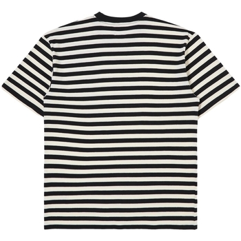 Edwin Basic Stripe T-Shirt - Black/White Multicolore
