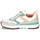 Chaussures Femme Baskets basses Levi's OATS REFRESH S Blanc / Vert / Orange