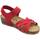 Chaussures Femme Sandales et Nu-pieds Bionatura 12A2401 Nabcor Imb Nabuk Rouge