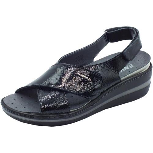 Chaussures Femme Sandales et Nu-pieds Enval 3767100 Naplak Noir