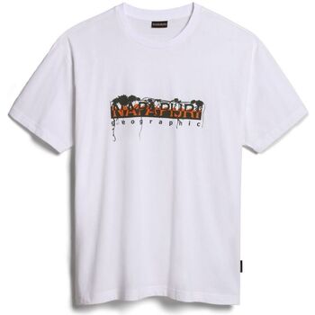Vêtements T-shirts & Polos Napapijri S-PAJAS SS NP0A4H27-002 BRIGHT WHITE Blanc
