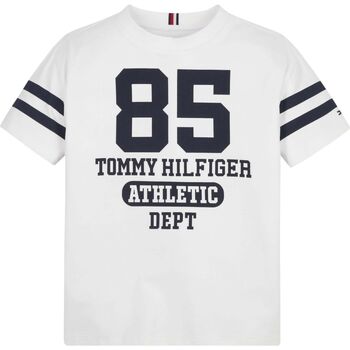 Vêtements Enfant T-shirts & Polos Tommy Hilfiger KB0KB08023-YBR WHITE Blanc