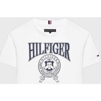 Vêtements Enfant T-shirts & Polos Tommy Hilfiger KB0KB08038-YBR WHITE Blanc