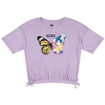 Vêtements Fille T-shirts & Polos Levi's 4EH188 MEET E GREET TOP-P8M PURPLE ROSE Violet