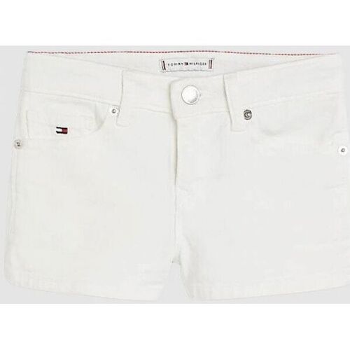 Vêtements Fille Shorts / Bermudas EN0EN00474 Tommy Hilfiger KG0KG07243 NORA-ICH SAILWHITE Blanc