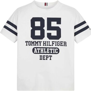 Vêtements Enfant T-shirts & Polos Tommy Hilfiger KB0KB08023-YBR WHITE Blanc