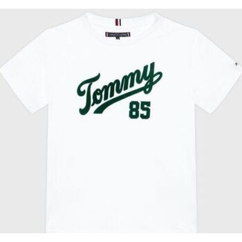Vêtements Enfant T-shirts & Polos Tommy Hilfiger KB0KB08032-YBR WHITE Blanc