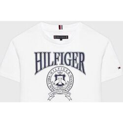 Vêtements Enfant T-shirts & Koszulka Polos Tommy Hilfiger KB0KB08038-YBR WHITE Blanc