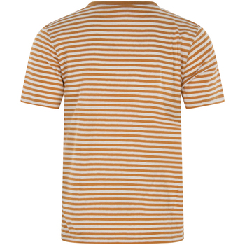 Armor Lux T-shirt lin et coton col rond Orange