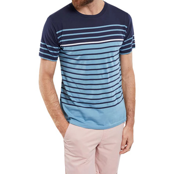 Vêtements Homme T-shirts manches courtes Armor Lux T-shirt coton col rond Bleu marine