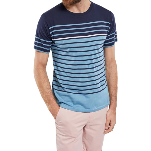 Vêtements Homme Plaids / jetés Armor Lux T-shirt coton col rond Bleu