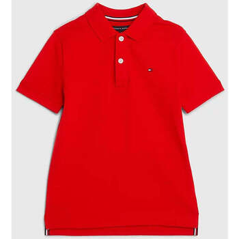 Vêtements Garçon T-shirts & Polos Tommy Hilfiger  Rouge