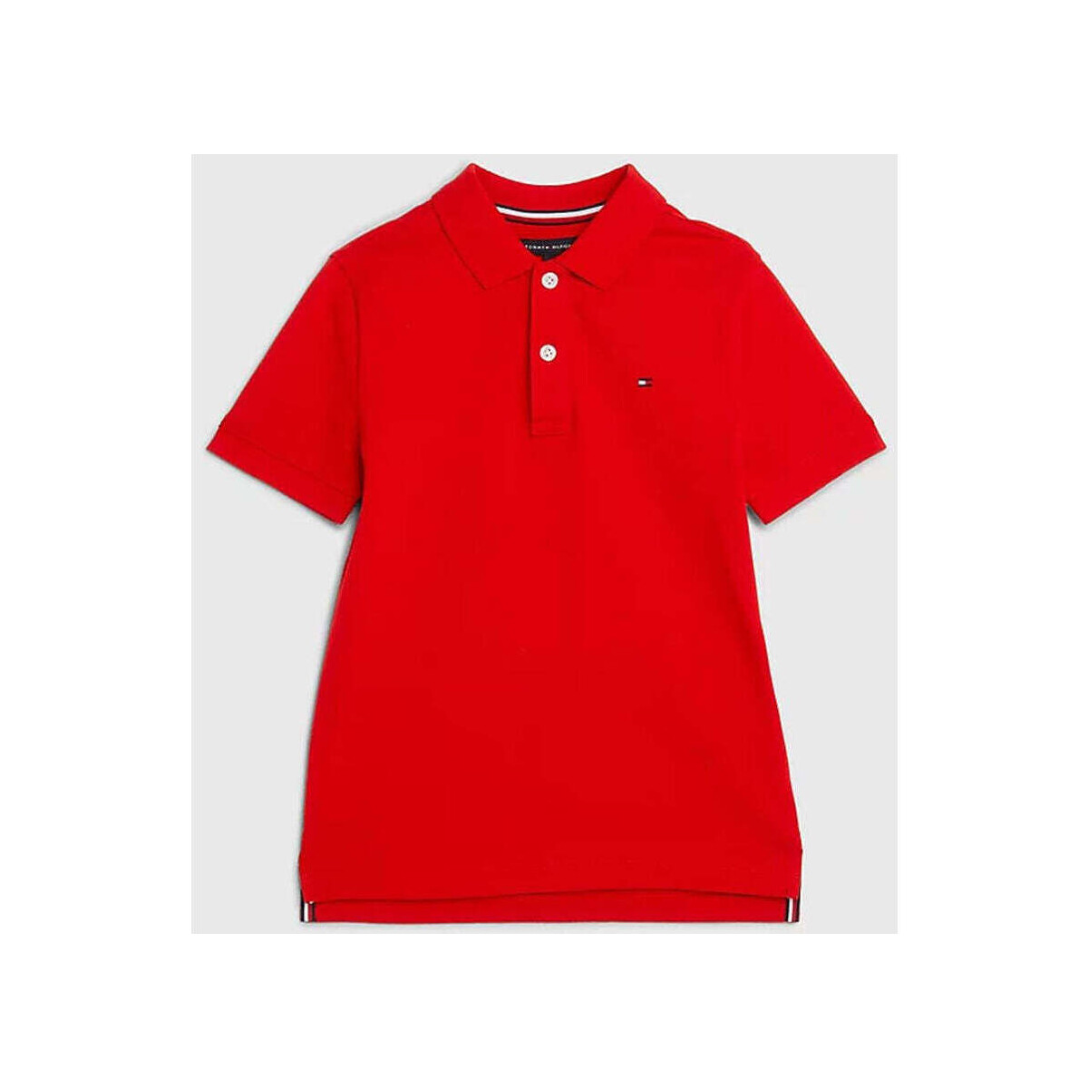Vêtements Garçon T-shirts & Polos Tommy Hilfiger  Rouge