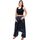 Vêtements Pantalons fluides / Sarouels Fantazia Sarouel élastique grande taille mixte Okinawa Noir