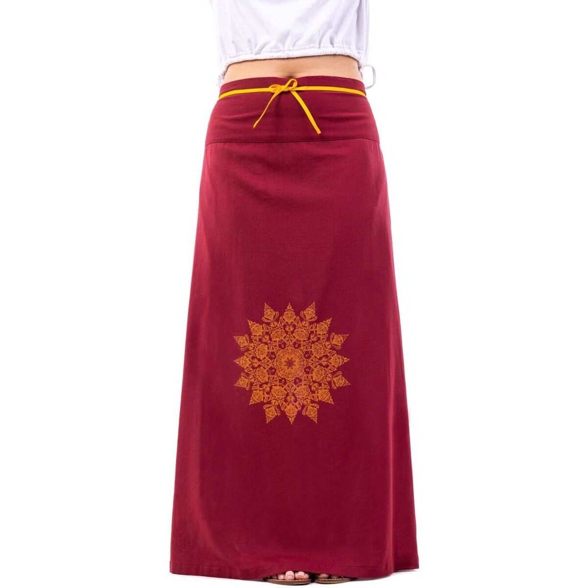 Vêtements Femme Jupes Fantazia Jupe longue ethnic summer Bouddhisthai Rouge