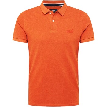 Vêtements Homme Polos manches courtes Superdry Polo Classic Pique Orange