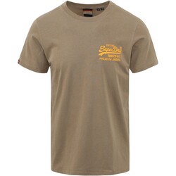 Vêtements Homme T-shirts manches courtes Superdry T-Shirt  Vintage Vl Neon Jaune