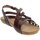 Chaussures Femme Sandales et Nu-pieds YOKONO IBIZA-186 Marron