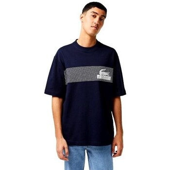 Vêtements Homme T-shirts manches courtes Lacoste CAMISETA HOMBRE   LOOSE FIT TH5590 Bleu