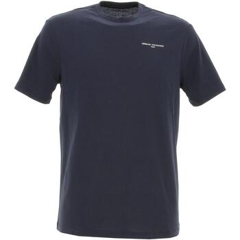 Vêtements Homme T-shirts manches courtes EAX T-shirt navy Bleu