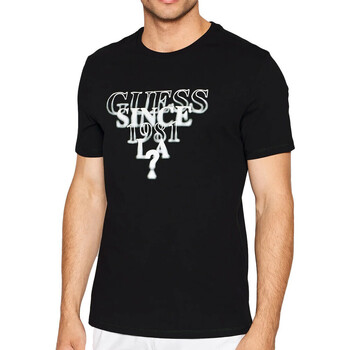 Vêtements Homme T-shirts manches courtes Guess G-M2YI44J1311 Noir