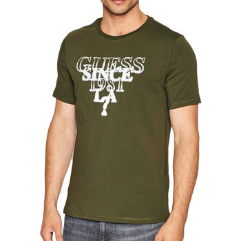 Vêtements Homme T-shirts manches courtes Guess G-M2YI44J1311 Vert
